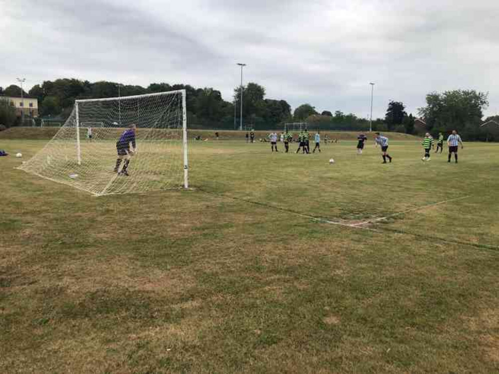 Jamie Whitehouse took the controversial penalty for Wardens Reserves Jamie Whitehouse took the controversial penalty for Wardens Reserves