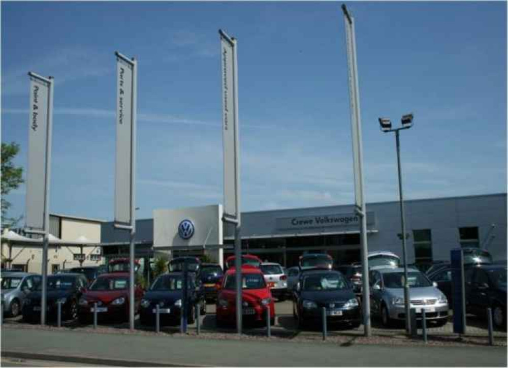 Crewe Volkswagen on Third Avenue. Crewe Volkswagen on Third Avenue.